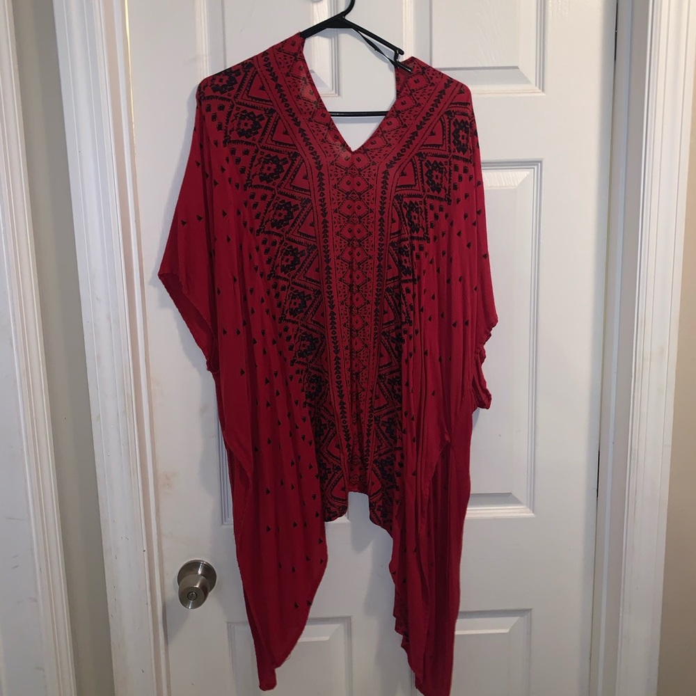 Red and Black Kimono